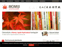 Tablet Screenshot of momiji.hu